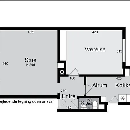 شقة Aalborg Med Fri Parkering I Dejligt Omrade *